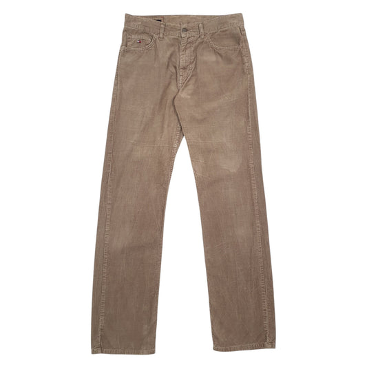 Mens Brown Tommy Hilfiger  Corduroy Trousers