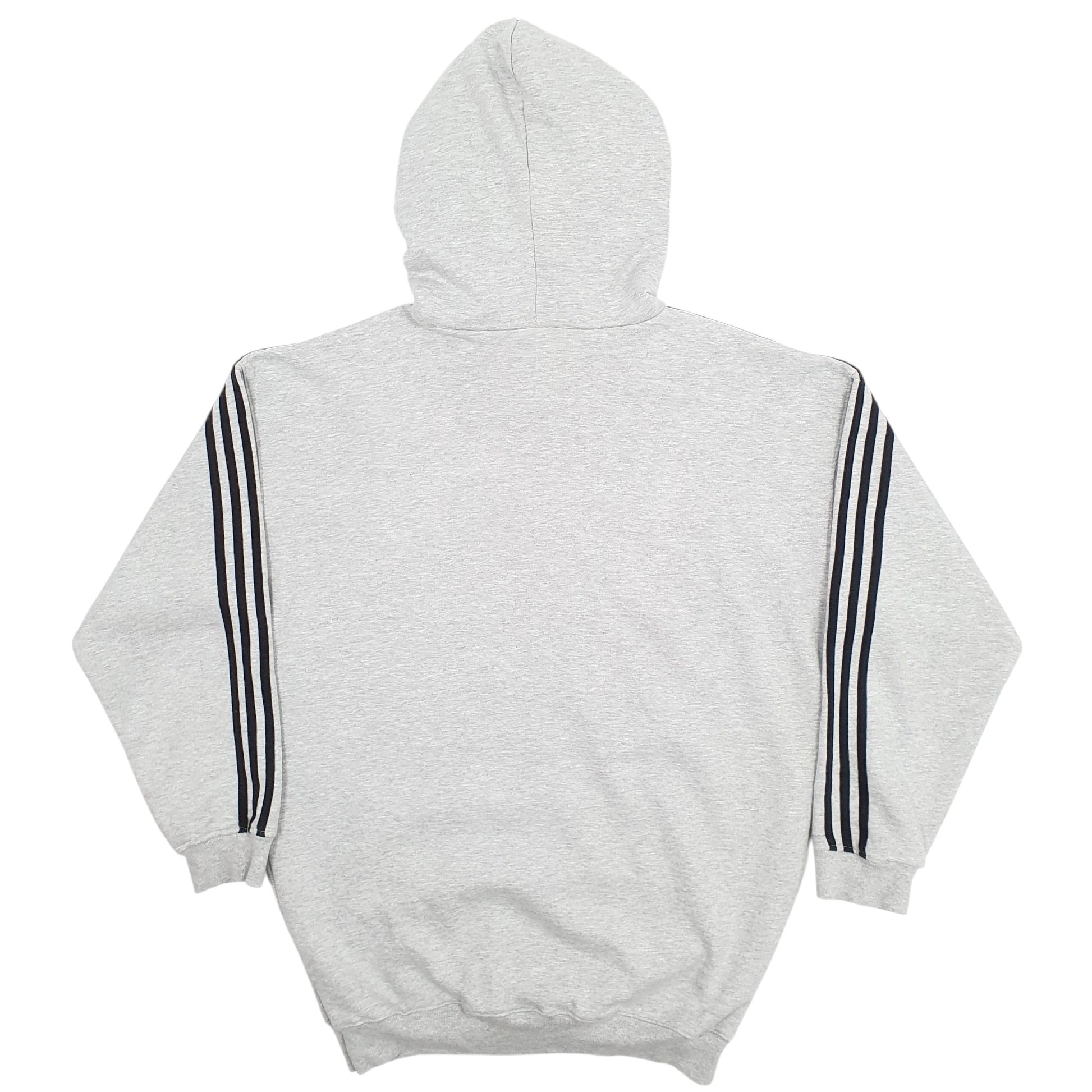 Mens Grey Adidas JR Hoodie Jumper