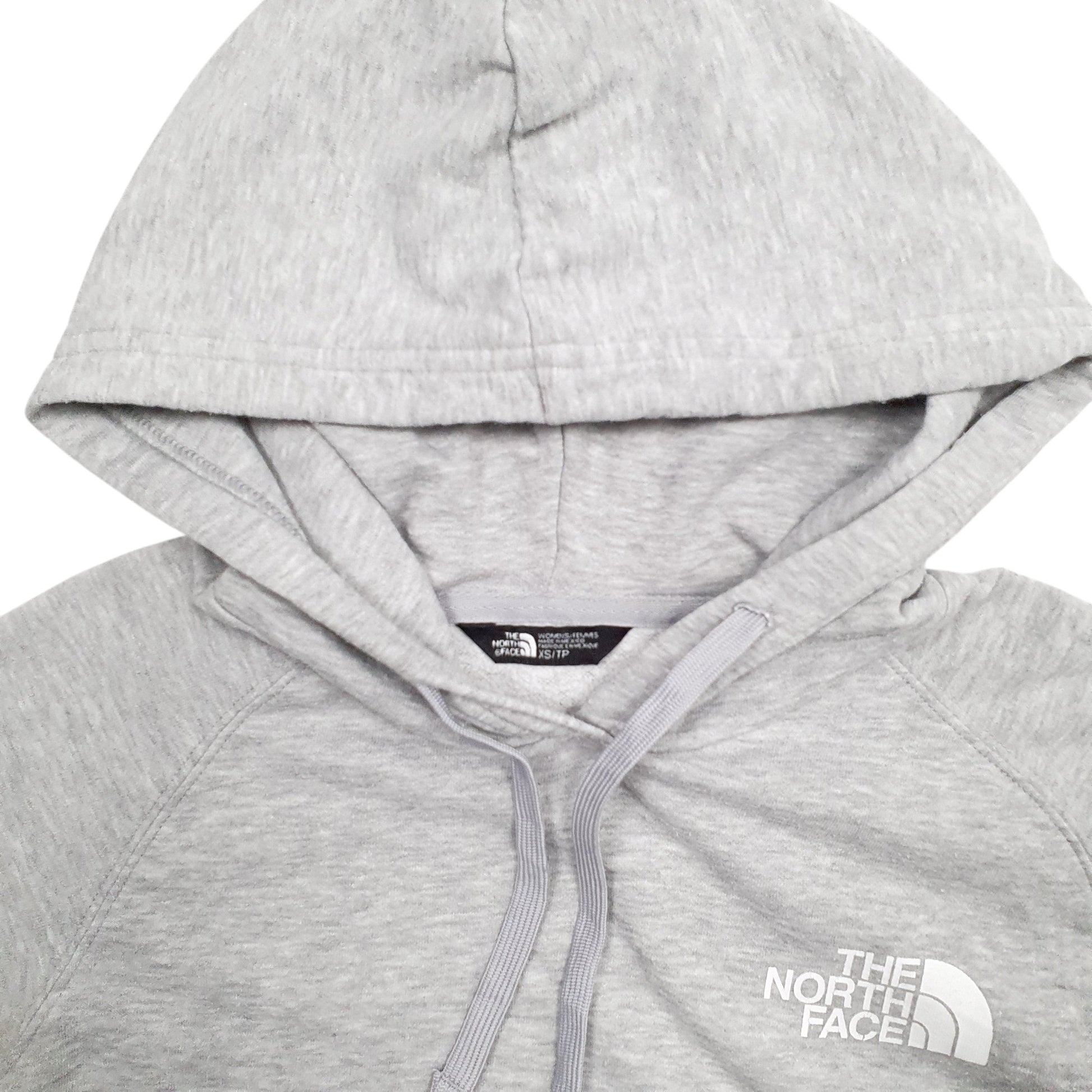 Womens Grey The North Face Spellout Hoodie Jumper