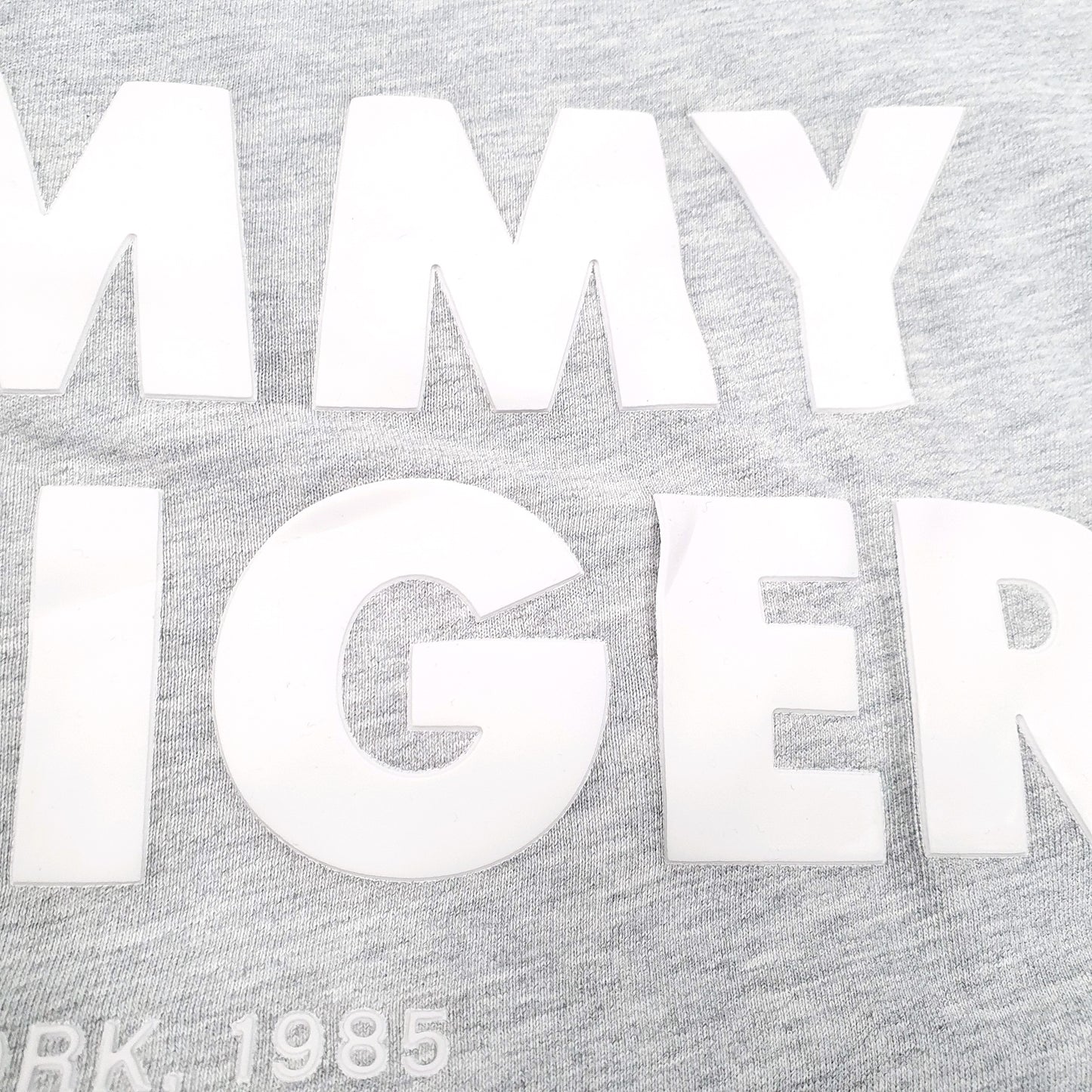 Mens Grey Tommy Hilfiger Spellout Short Sleeve T Shirt