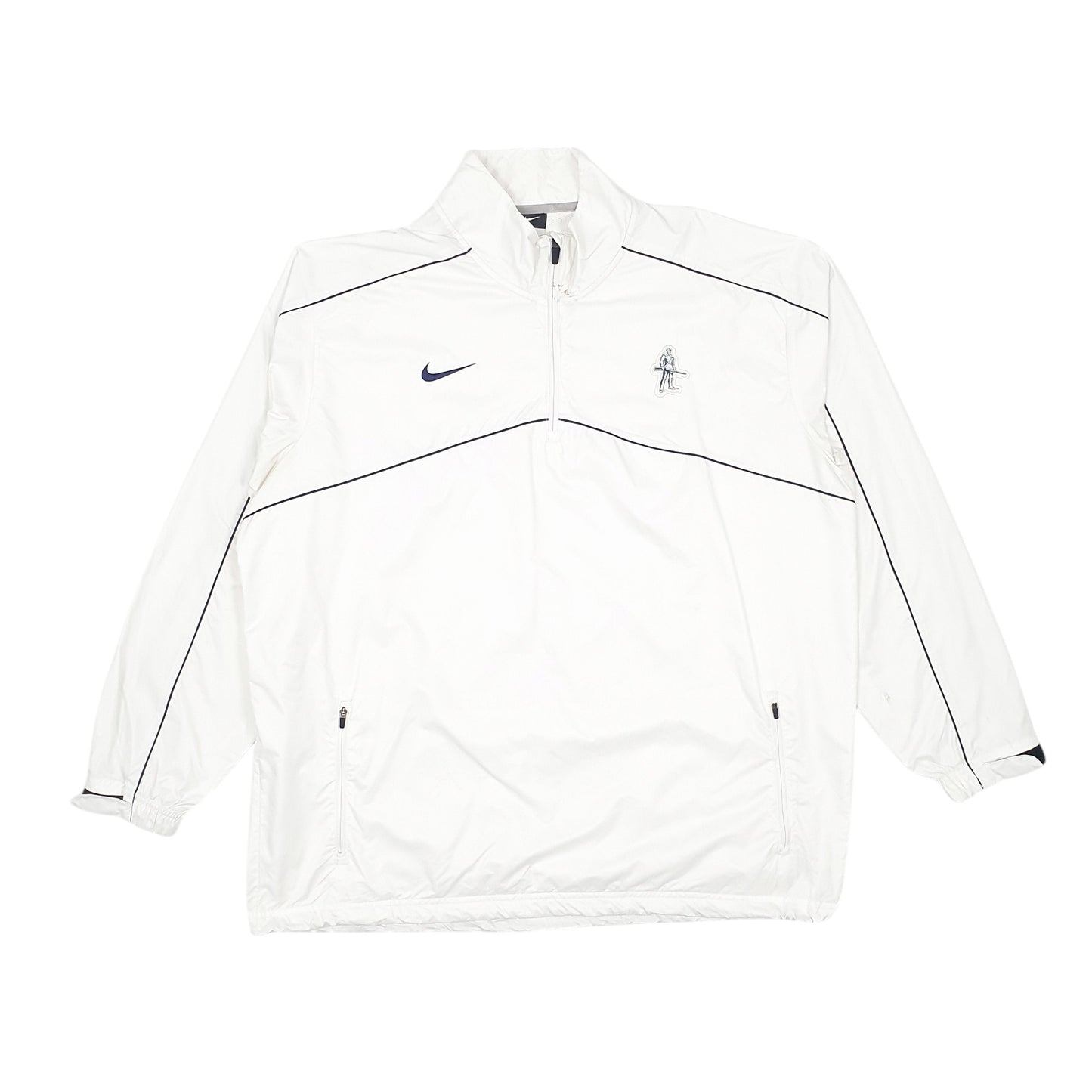 Mens White Nike  Full Zip Coat