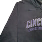 Mens Black Nike Cincinnati Christian University USA College Hoodie Jumper