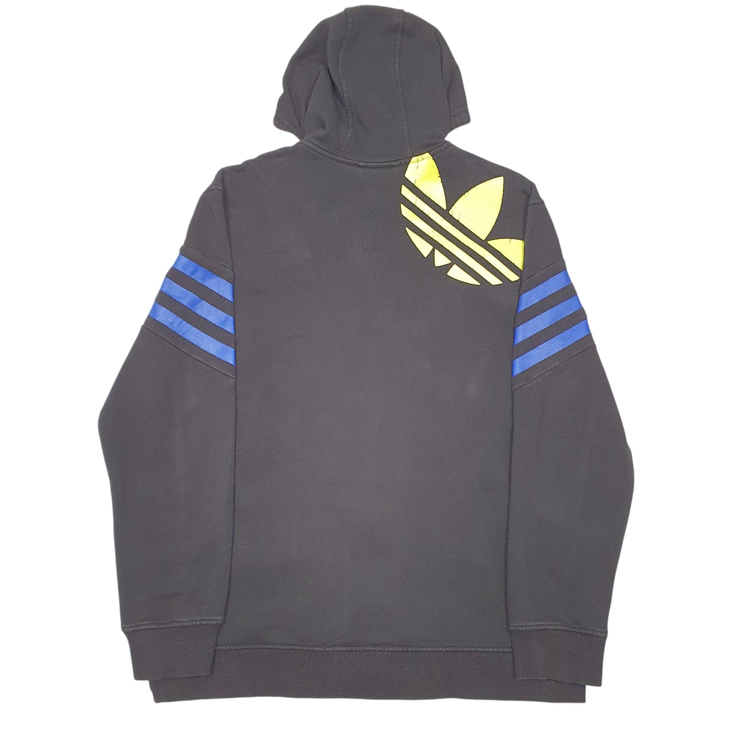 Mens Black Adidas Hoodie Ultrastar Full Zip Jumper