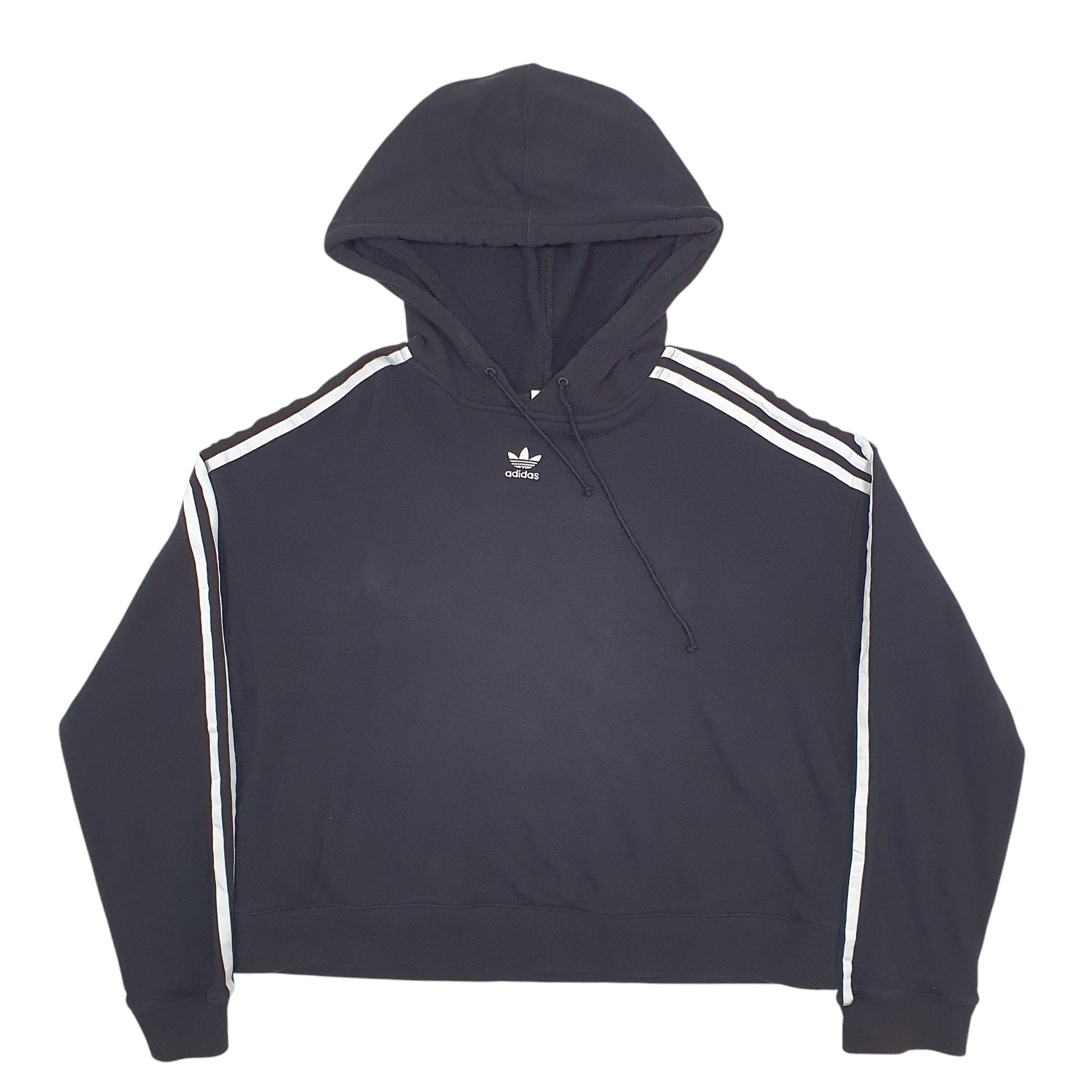 Womens Black Adidas  Hoodie Jumper