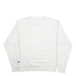 Mens White Champion Spellout Crewneck Jumper
