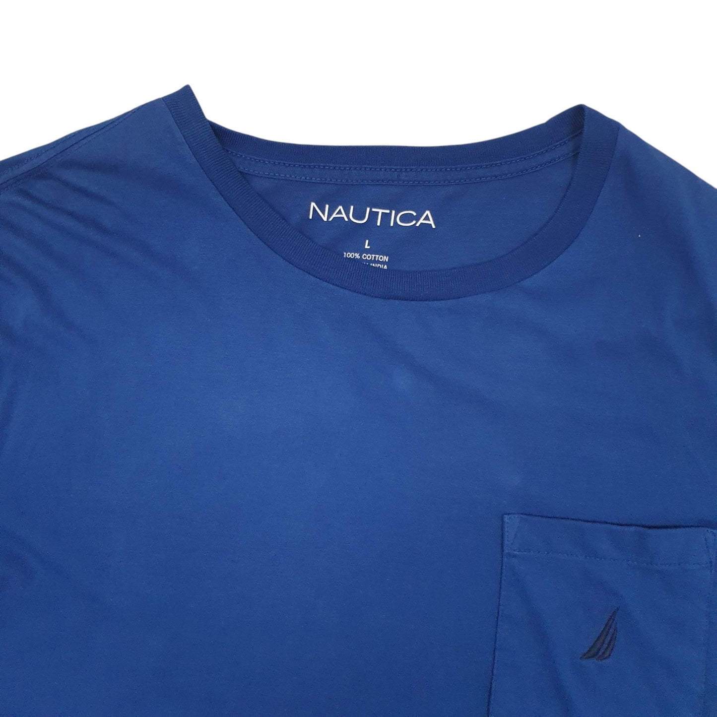 Mens Blue Nautica  Short Sleeve T Shirt