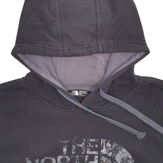 Mens Black The North Face Spellout Hoodie Jumper