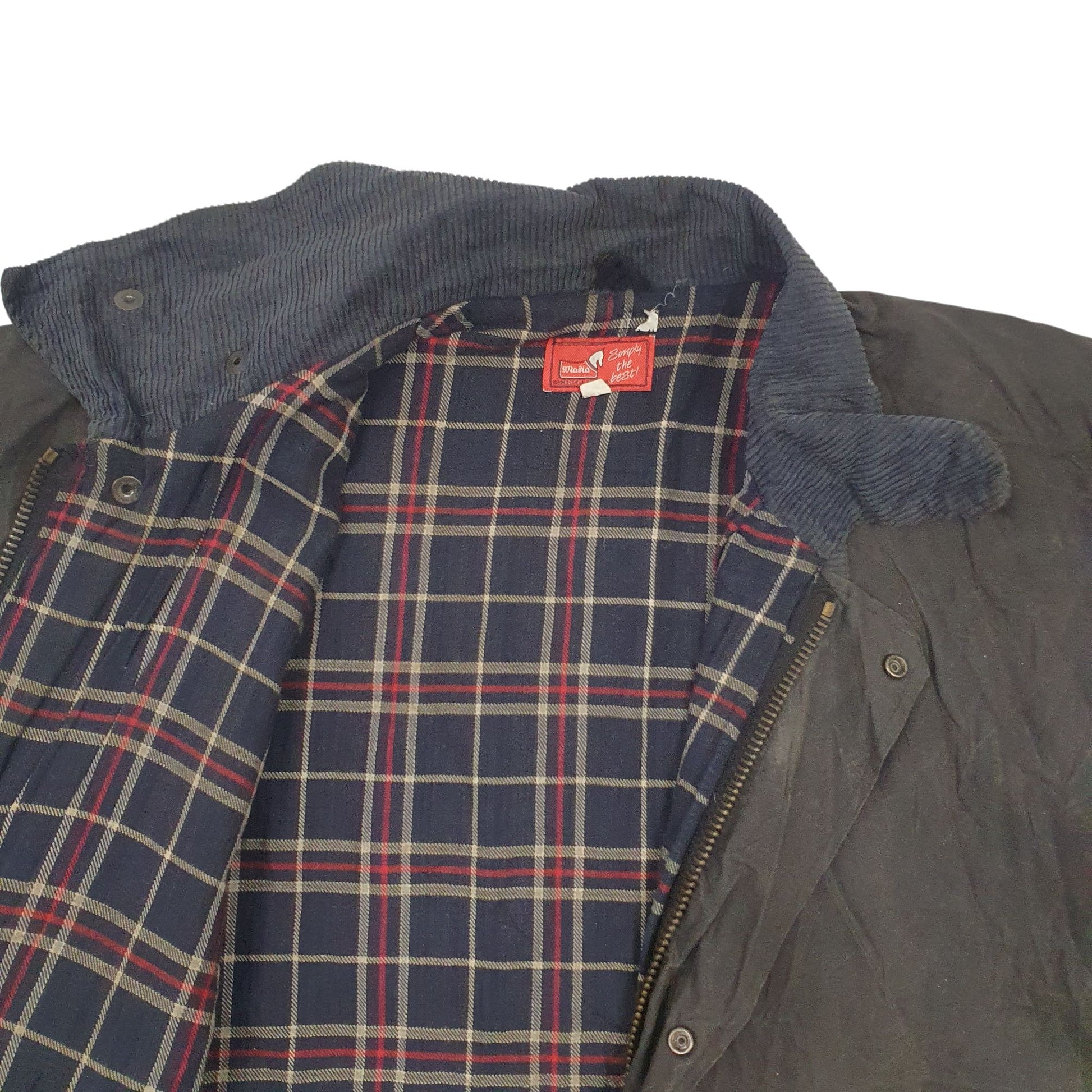 Mens Black Madia Vintage  Coat