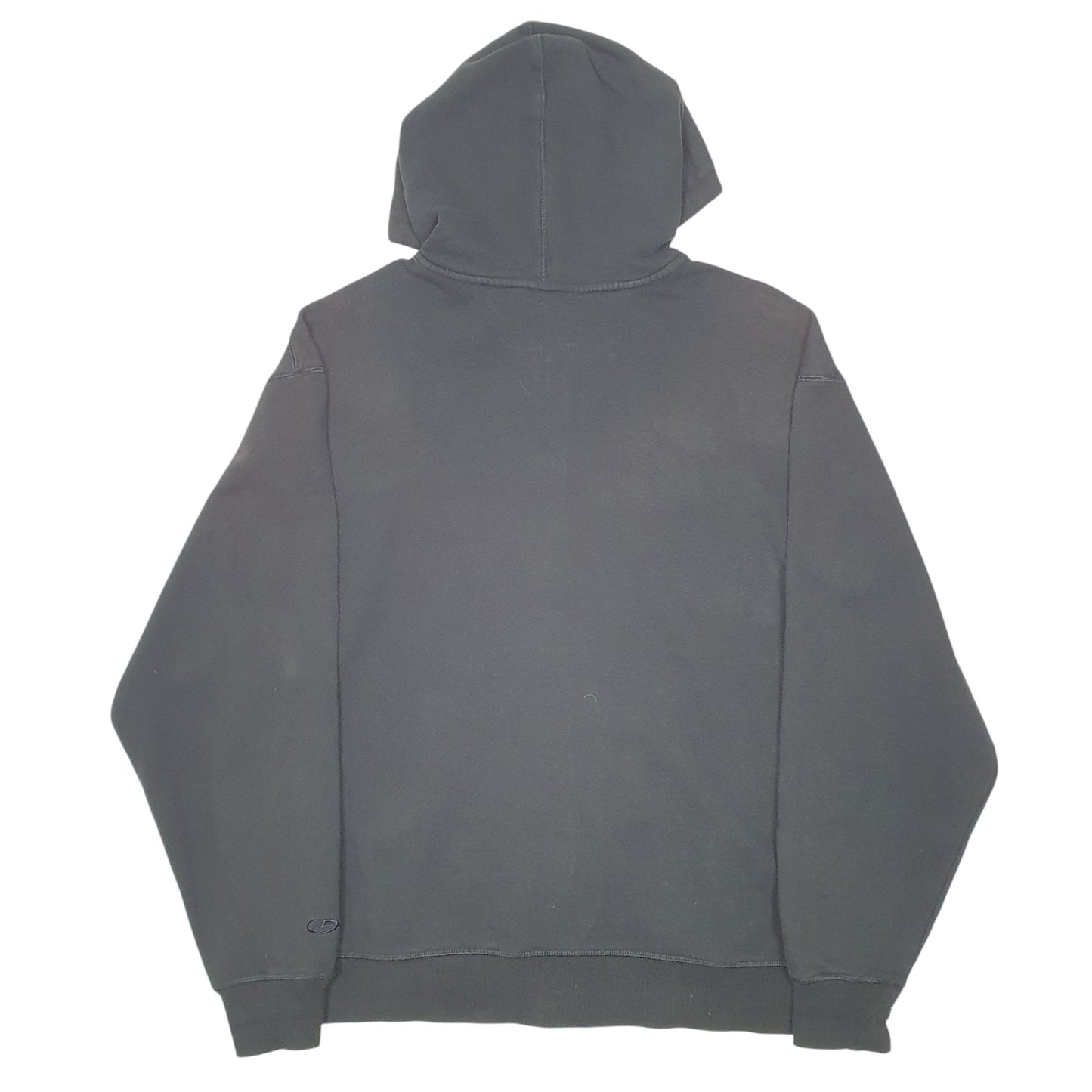 Mens Black Champion Hoodie C9 Full Zip Jumper