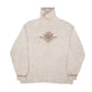 Womens Beige Woolrich Vintage Turtle Neck Jumper