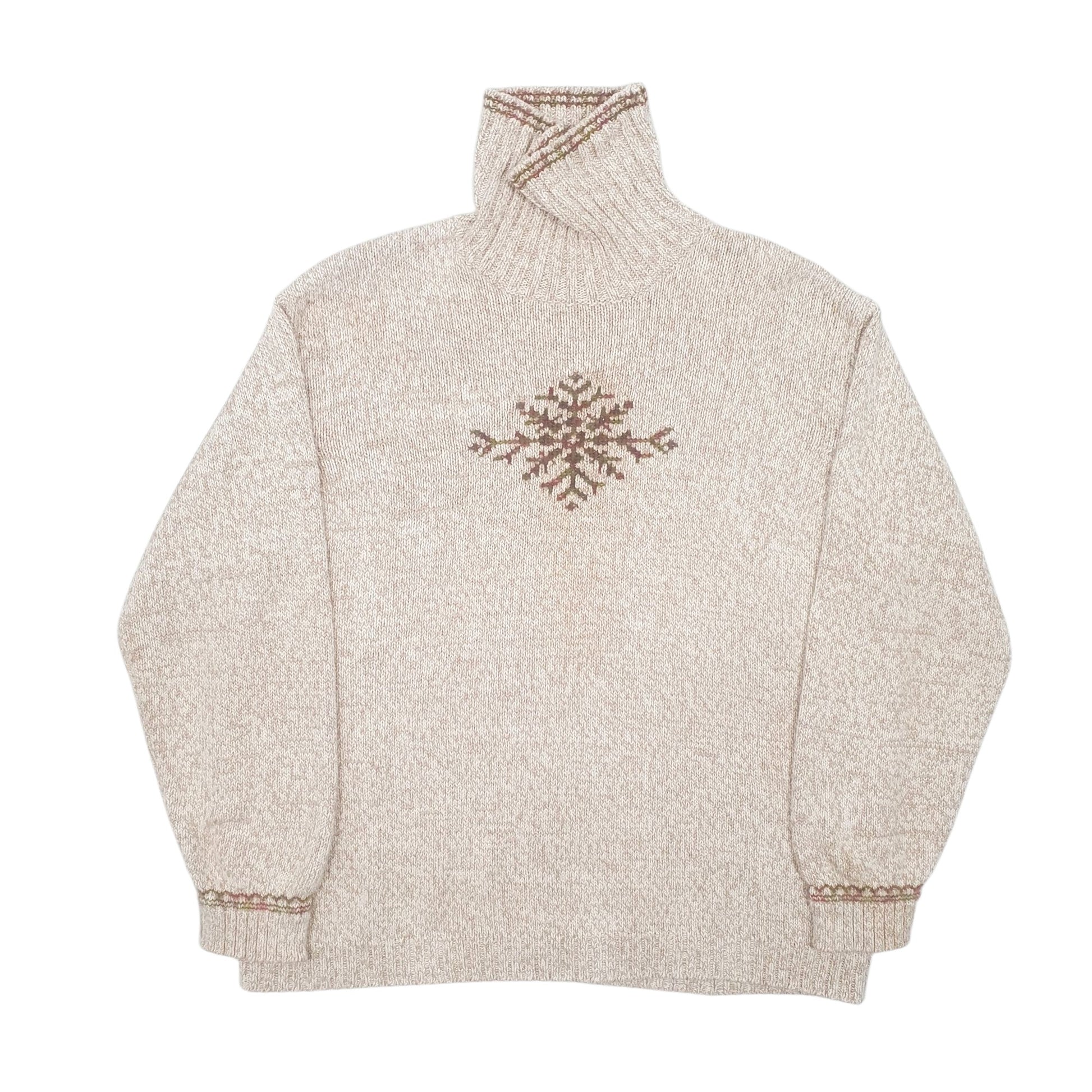 Womens Woolrich Beige Turtle Neck Vintage Jumper XL – Bundl Clothing