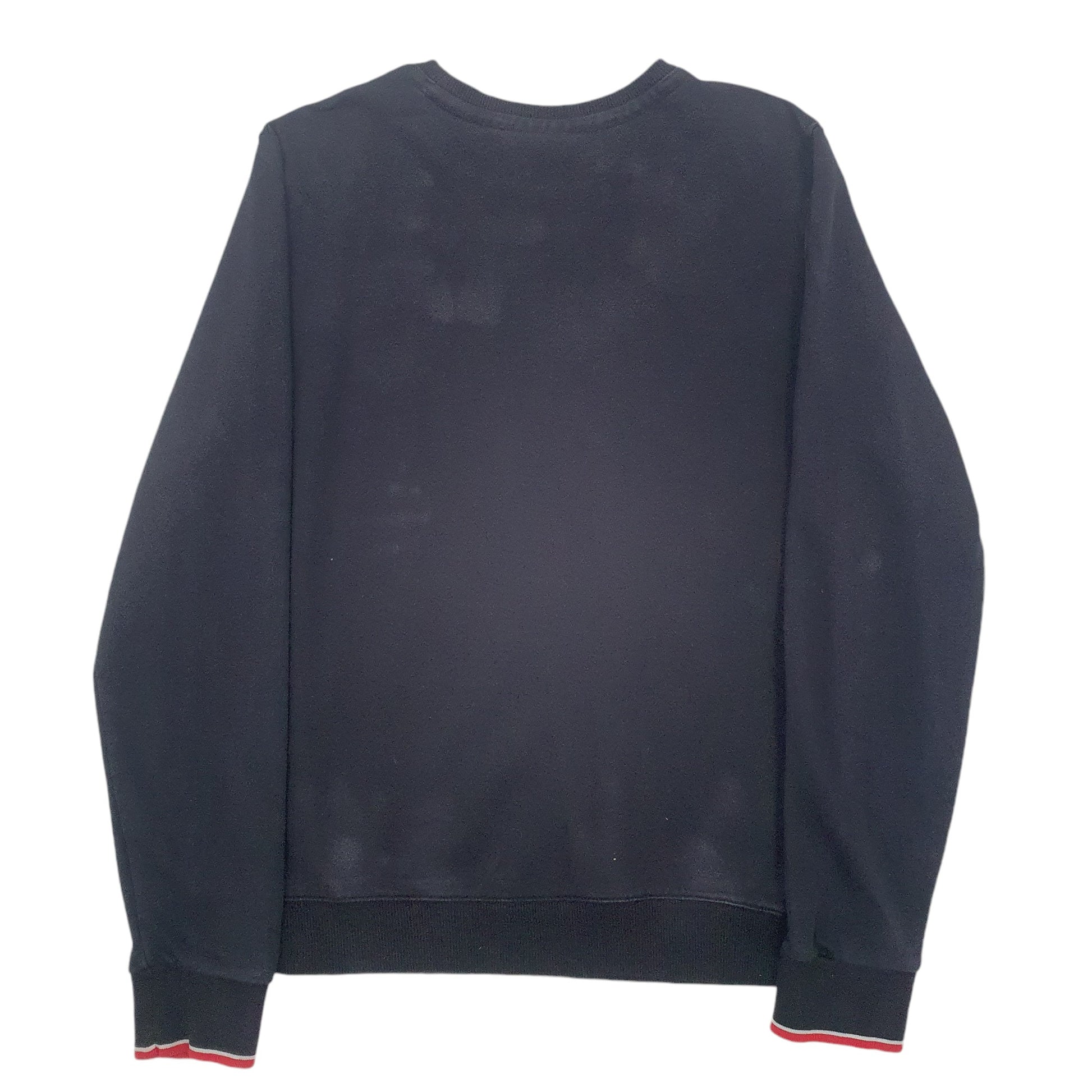 Mens Black Fila  Crewneck Jumper