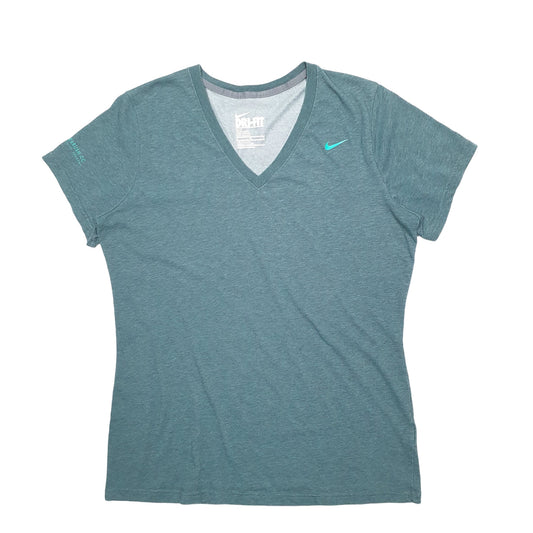 Womens Green Nike  Short Sleeve T Shirt