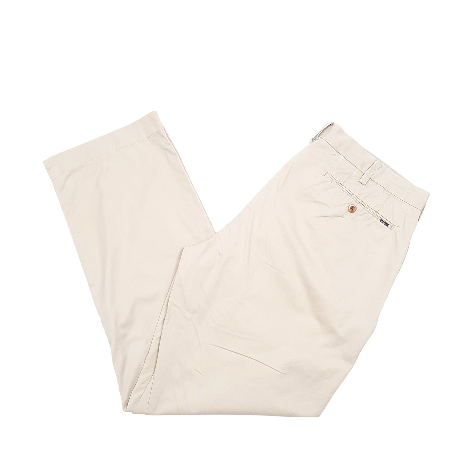 Mens Beige Polo Ralph Lauren Classic Chino Trousers