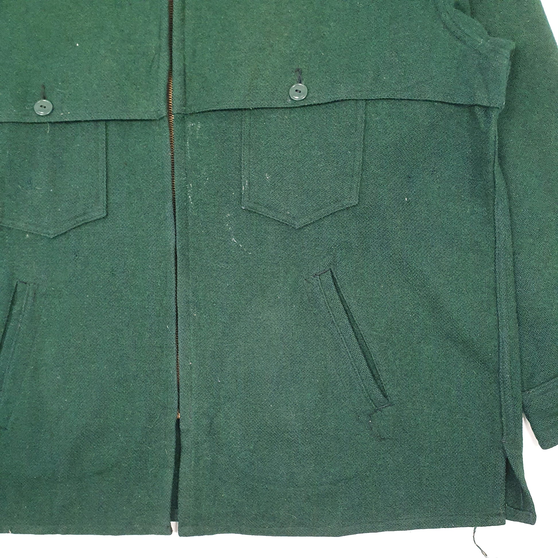 Mens Green Johnson Woolen Mills Lot 474 Vintage 1960s Cruiser Made in USA  Coat