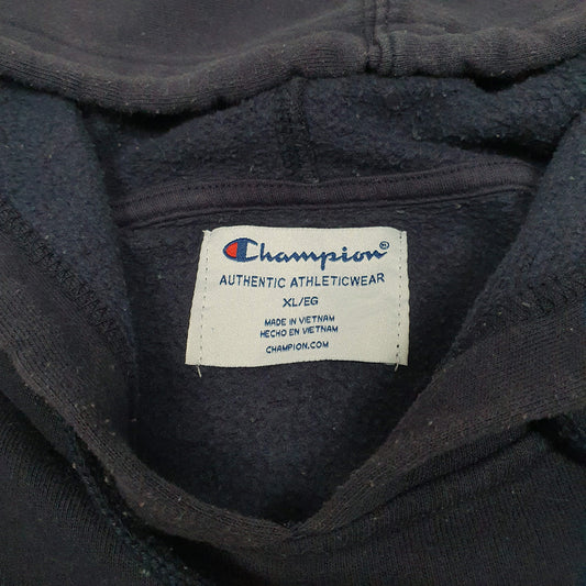 Mens Navy Champion  Hoodie Jumper