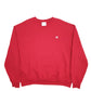 Mens Red Champion  Crewneck Jumper
