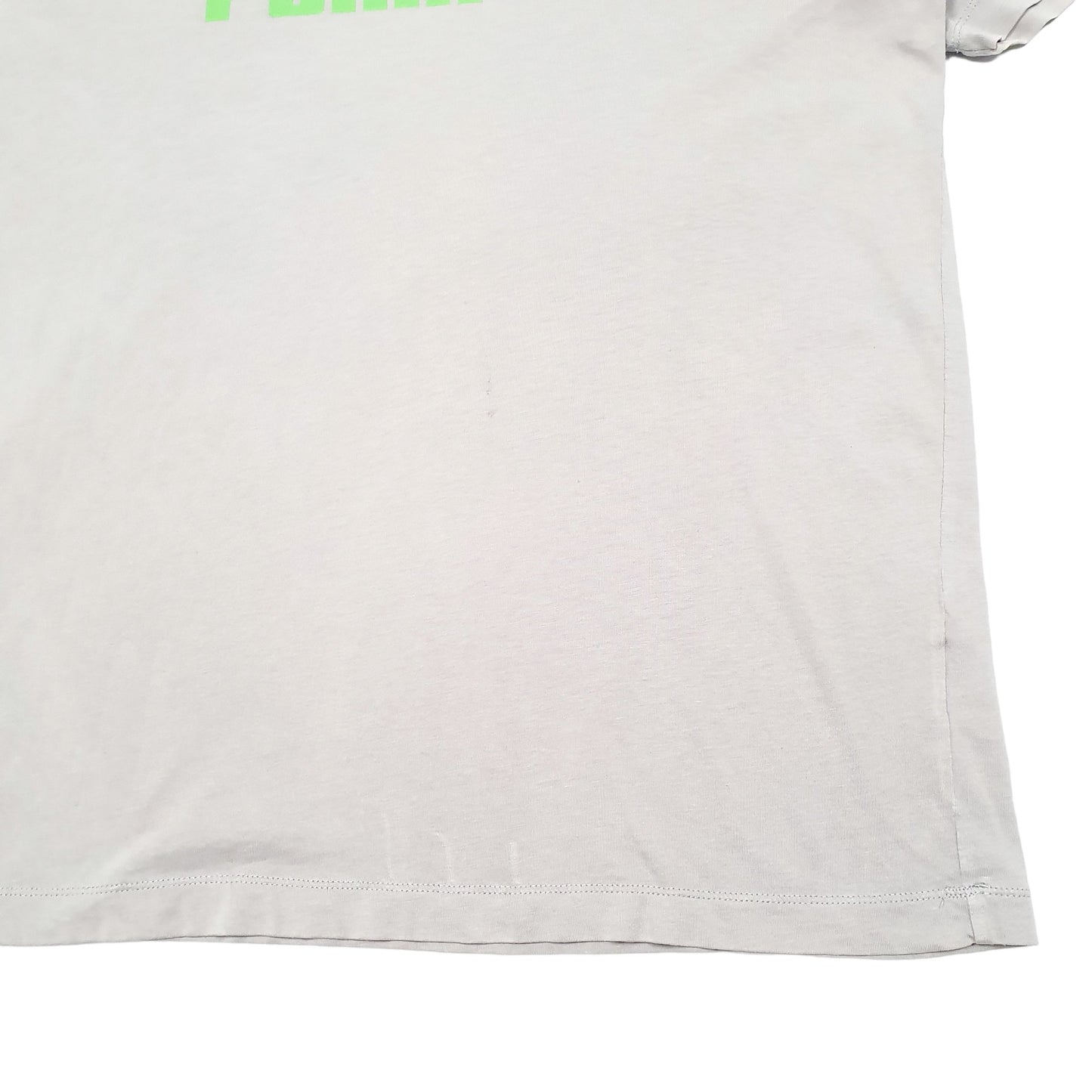 Mens Grey Puma  Short Sleeve T Shirt