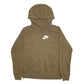 Womens Khaki Nike  Hoodie Jumper
