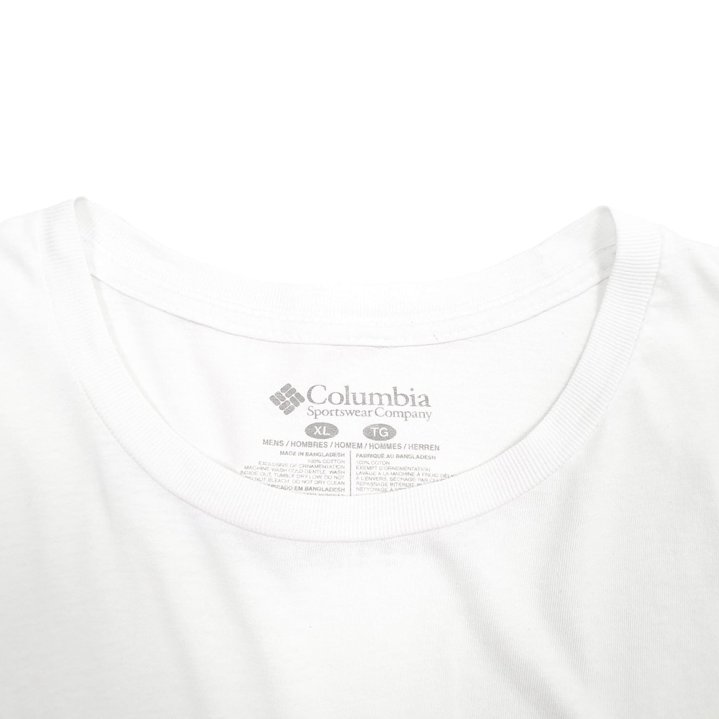 Mens White Columbia Sportswear PFG Fishing Short Sleeve T Shirt