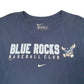 Mens Navy Nike Wilmington Blue Rocks Baseball Club USA Short Sleeve T Shirt