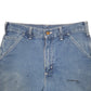 Mens Blue Carhartt Workwear B28 DST Carpenter Shorts