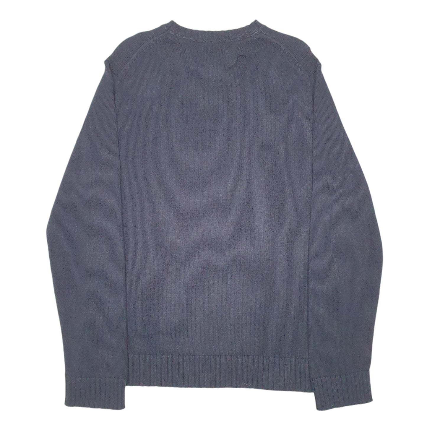 Mens Navy Nautica Knit Crewneck Jumper