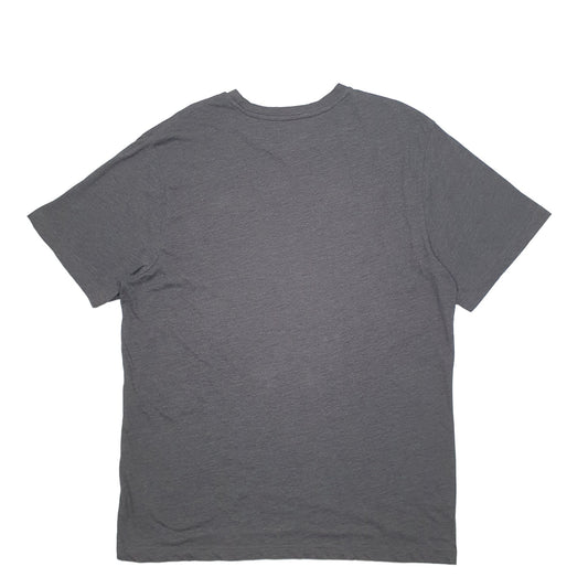 Mens Grey Reebok Spellout Short Sleeve T Shirt