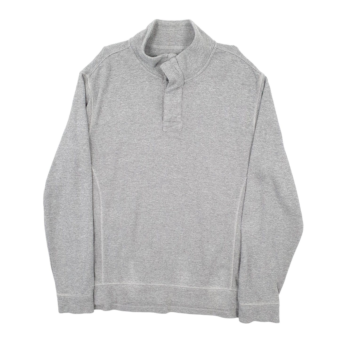 Mens Fat Face Grey Quarter Zip Button Up Jumper L – Bundl Clothing