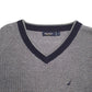 Mens White Nautica Knit Crewneck Jumper