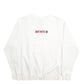 Mens White Nike Spellout Crewneck Jumper