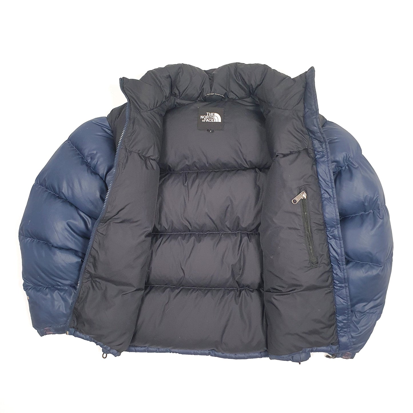 Mens Navy The North Face Nuptse 700  Coat