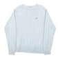 Mens Blue Tommy Hilfiger Cable Knit Crewneck Jumper