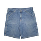 Mens Blue Lee Dungarees Carpenter Shorts
