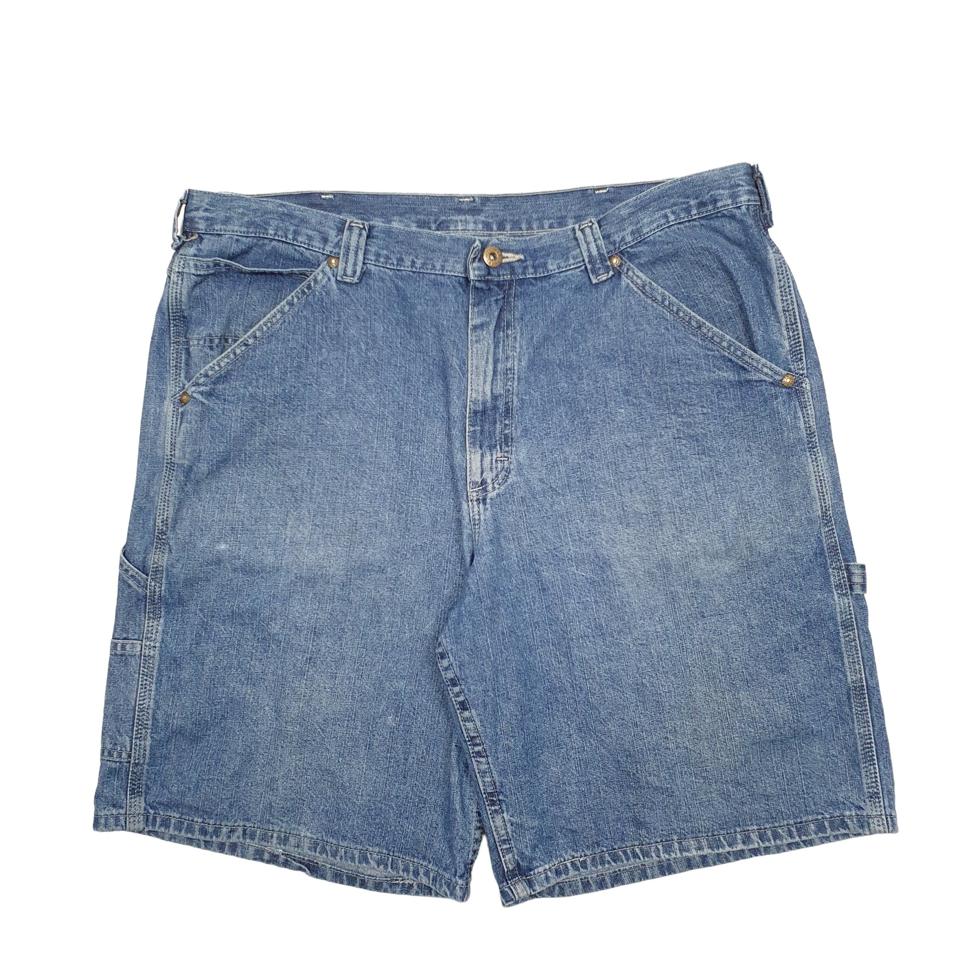 Mens Blue Lee Dungarees Carpenter Shorts