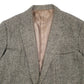 Mens Grey Harris Tweed Made In England Vintage  Coat