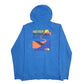 Womens Blue The North Face Never Stop Exploring Backprint Hoodie Jumper