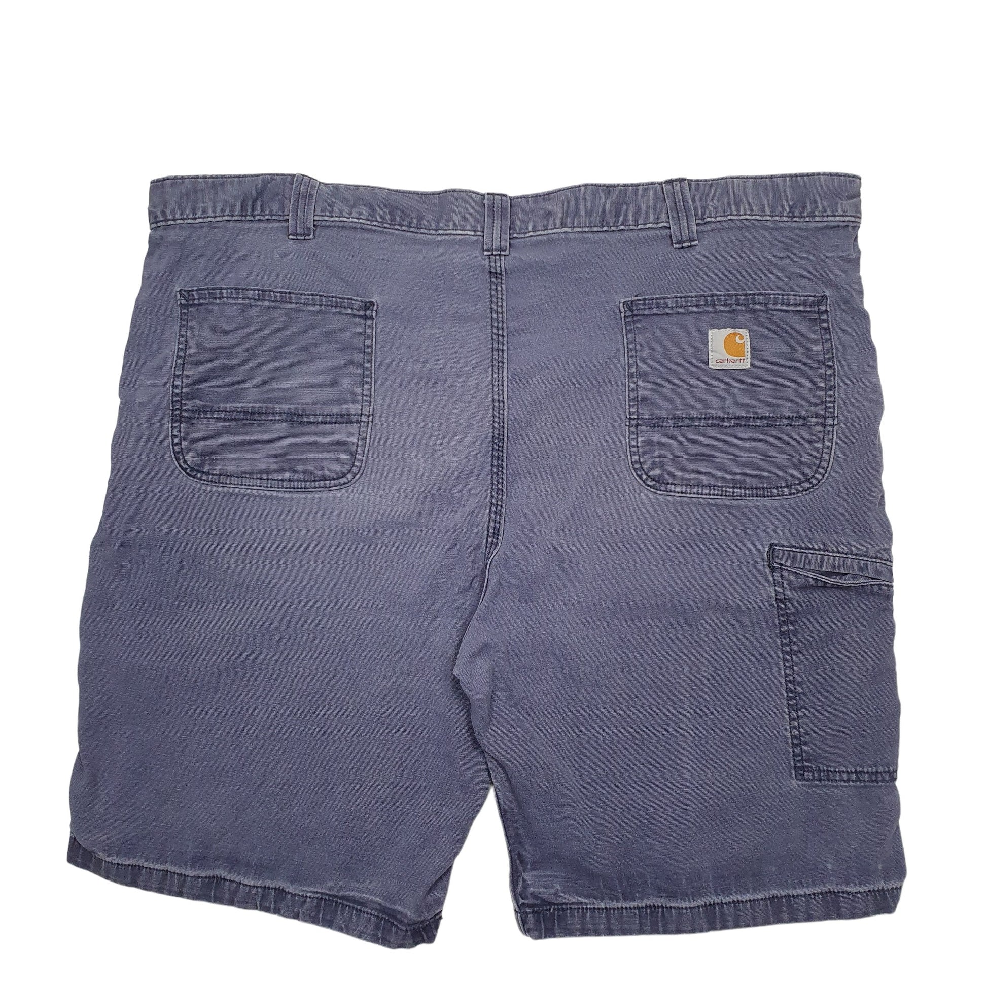 Mens Blue Carhartt Workwear Carpenter Shorts