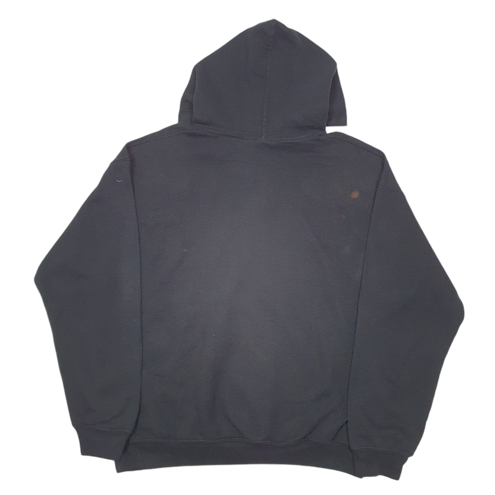 Mens Black Fila Spellout Hoodie Jumper
