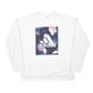 Womens White Adidas  Crewneck Jumper