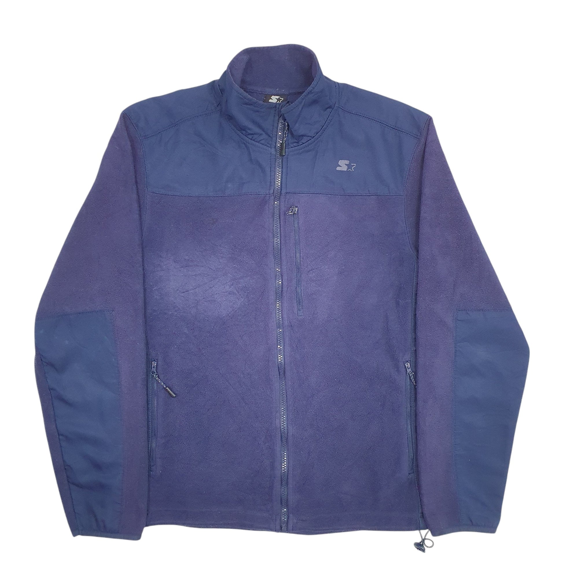 Mens Navy Starter  Full Zip Jumper