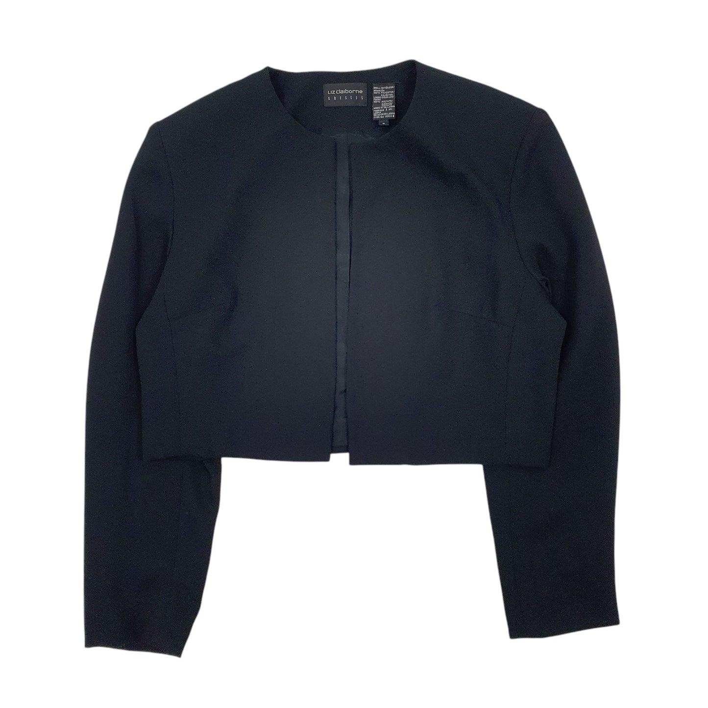 Womens Black Liz Claiborne   Coat