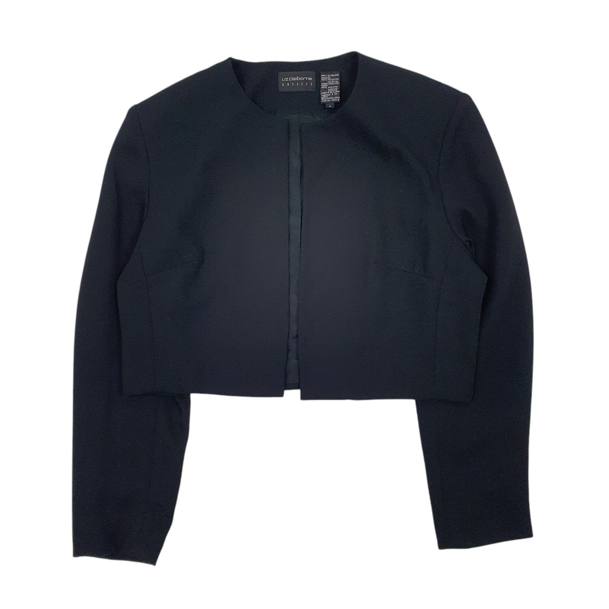 Womens Black Liz Claiborne   Coat