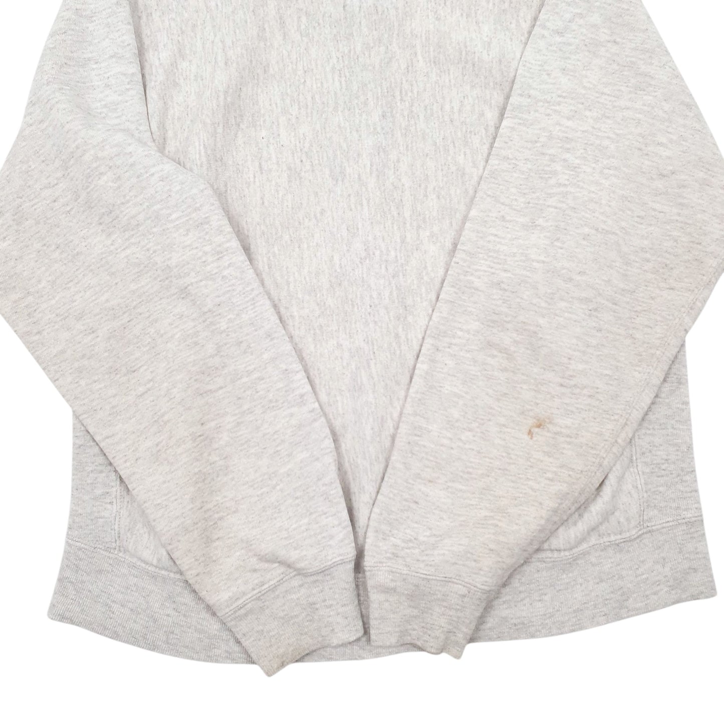 Mens Grey Army Vintage Spellout Full Zip Jumper