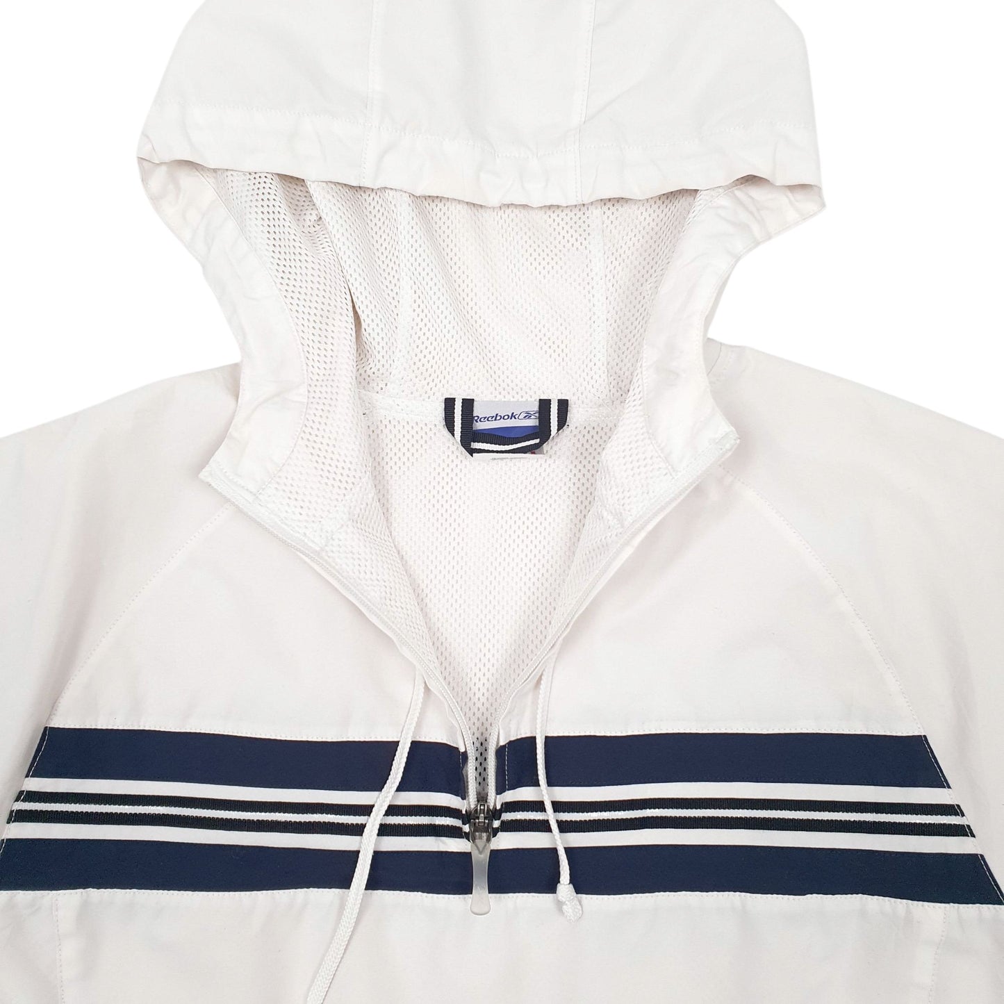 Womens White Reebok  Quarter Zip Coat