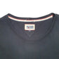 Mens Black Tommy Hilfiger Slim Fit Denim Short Sleeve T Shirt