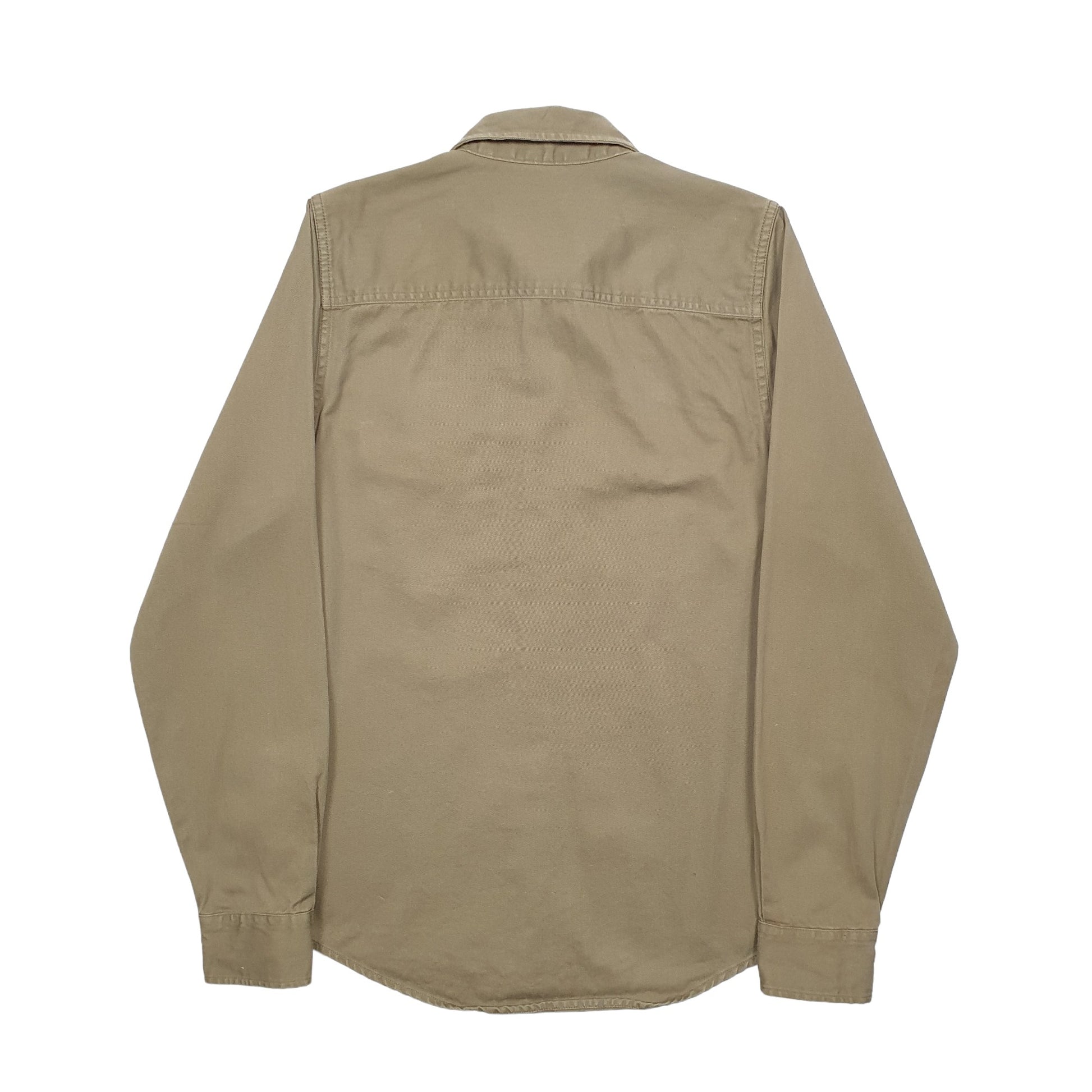 Mens Khaki Carhartt Michigan Long Sleeve Shirt