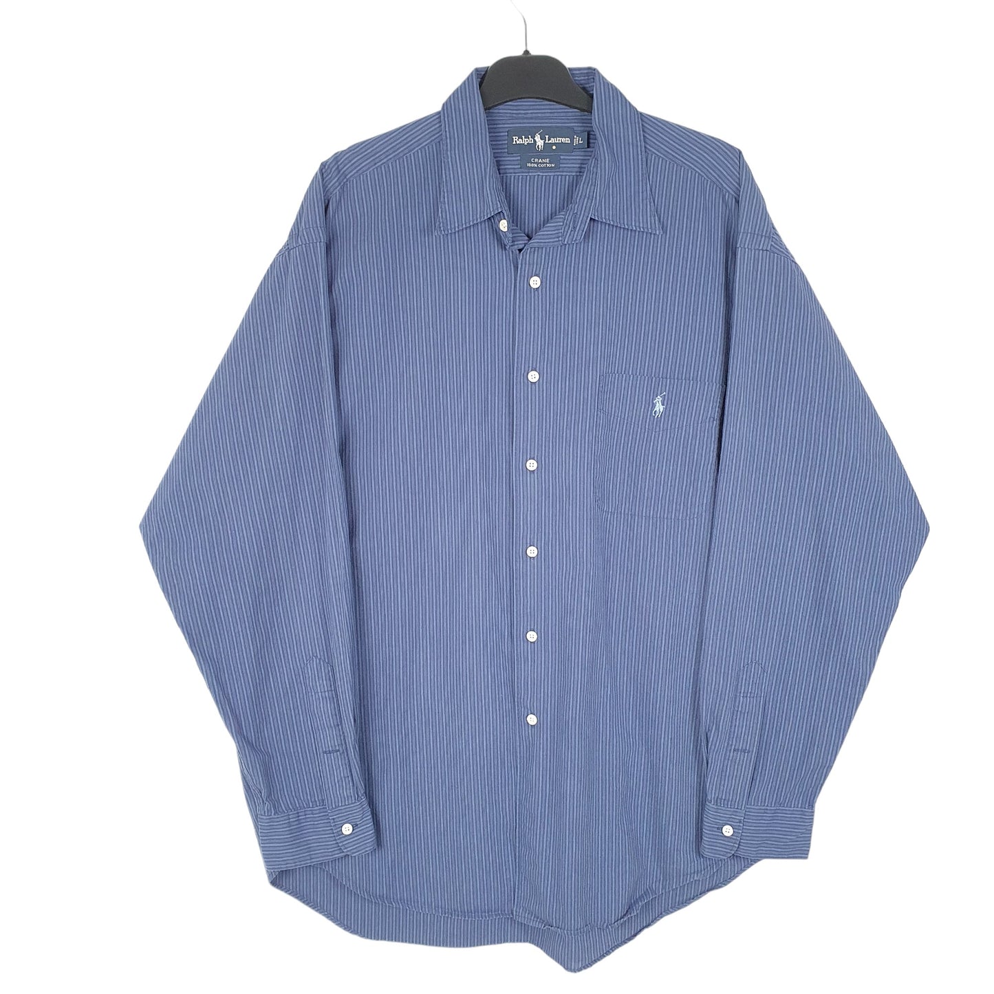 Mens Navy Ralph Lauren Crane Long Sleeve Shirt