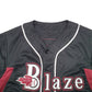 Mens Black Custom Sportswear Baseball Jersey Blazers 9 USA Short Sleeve T Shirt