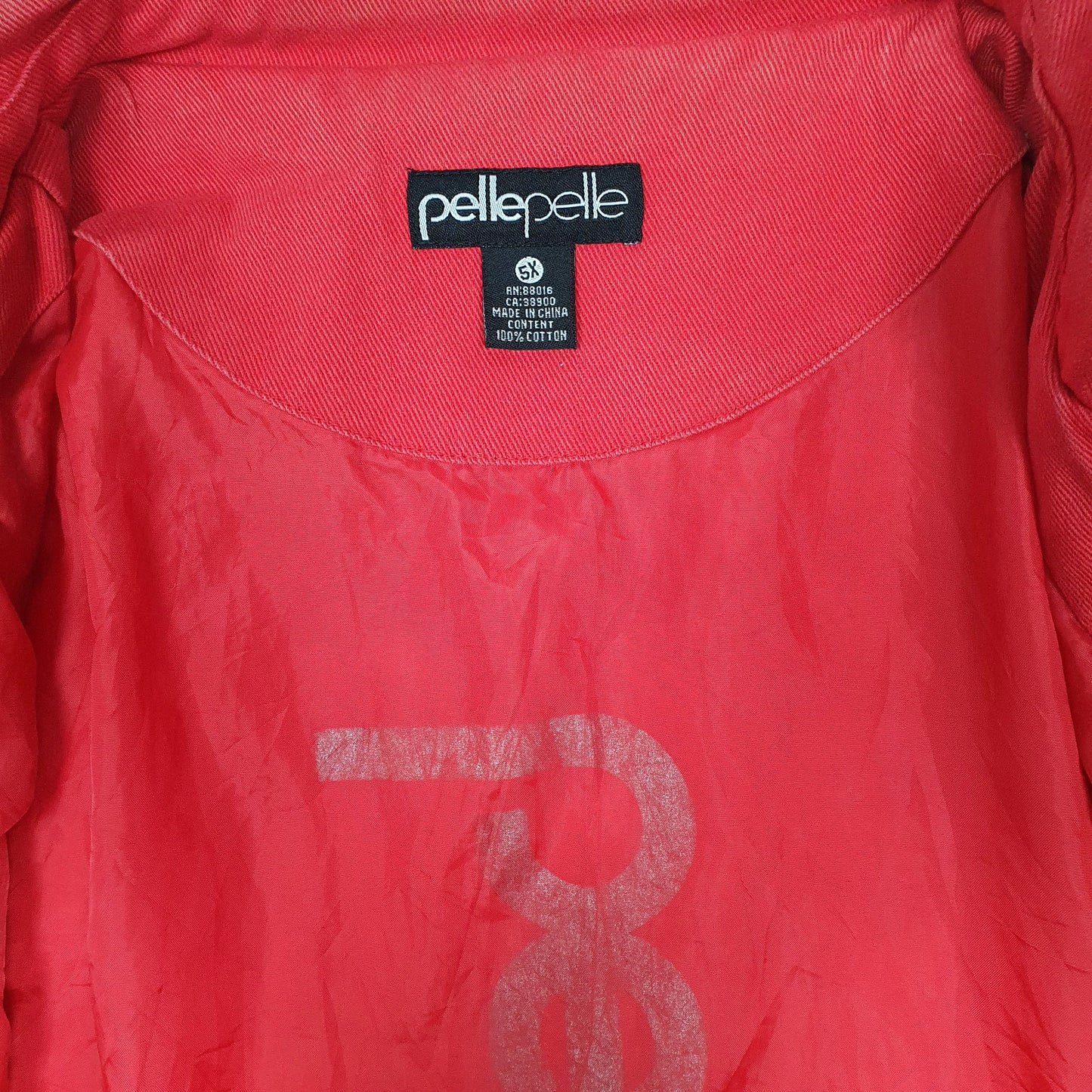 Mens Red Pelle Pelle Marc Buchanan Full Zip Coat